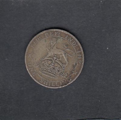 Beschrijving: 1 Shilling  GEORGIUS V 